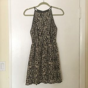 A-Line High Neck Dress